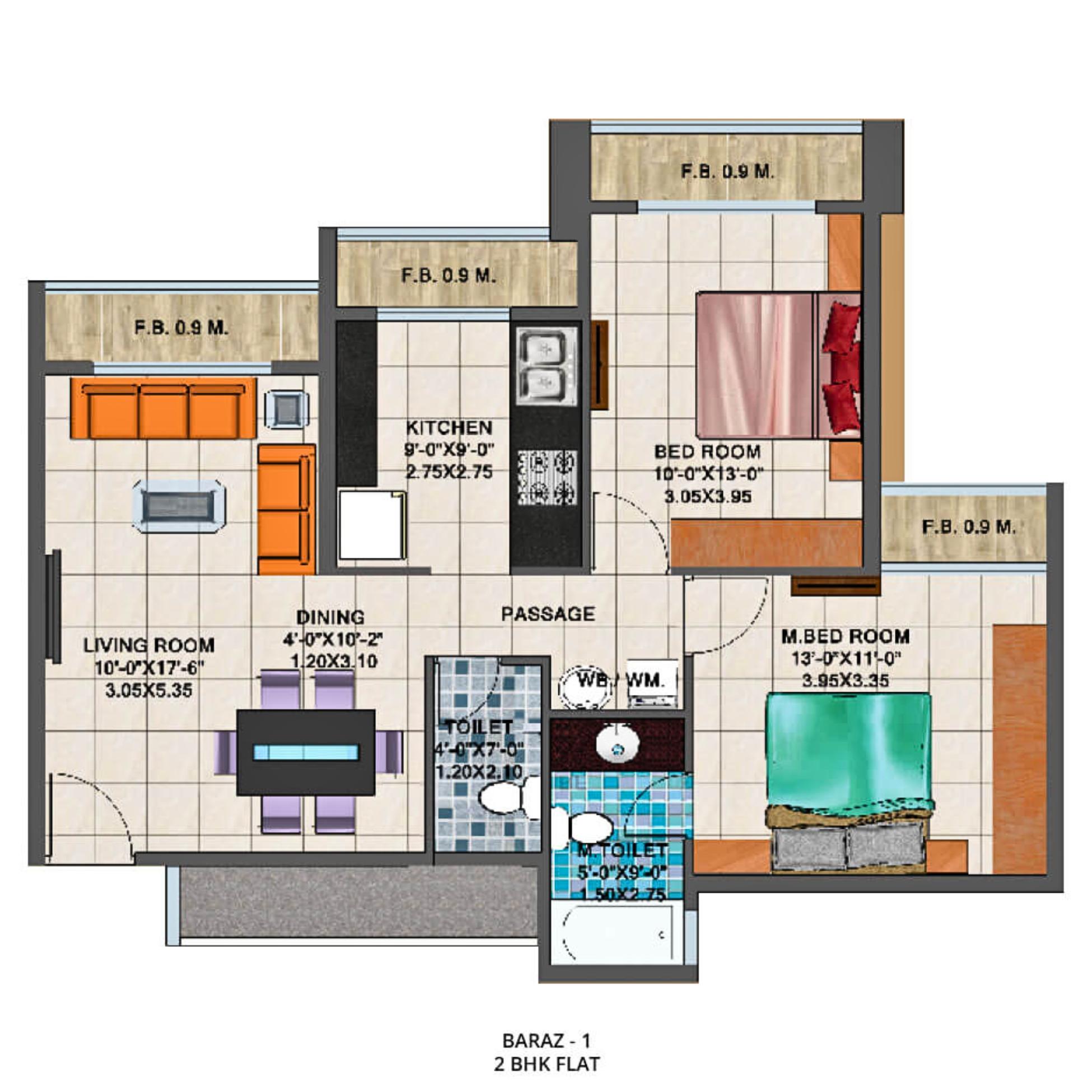 Arihant-Clan-Aalishan-Floor-Plan-Baraz-1-2-BHK-Flat