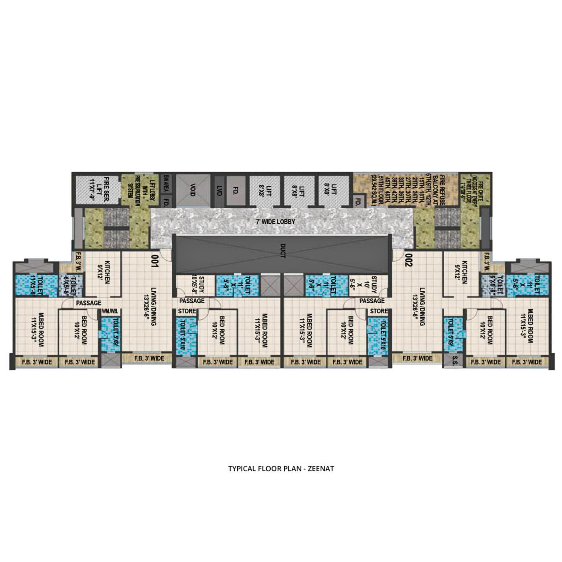 Arihant-Clan-Aalishan-Floor-Plan-Zeenat